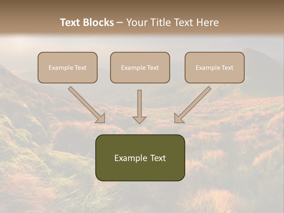 Blyznytsya Mountains Ukraine PowerPoint Template