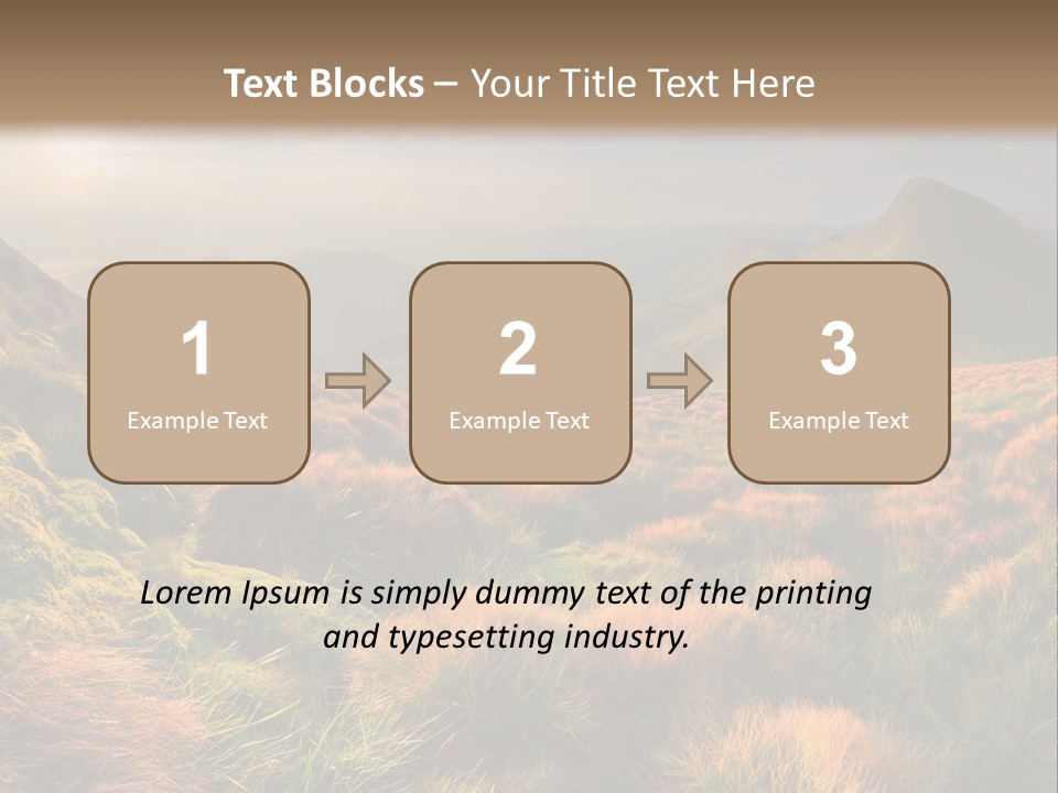 Blyznytsya Mountains Ukraine PowerPoint Template