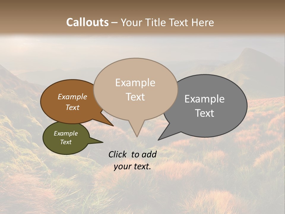 Blyznytsya Mountains Ukraine PowerPoint Template