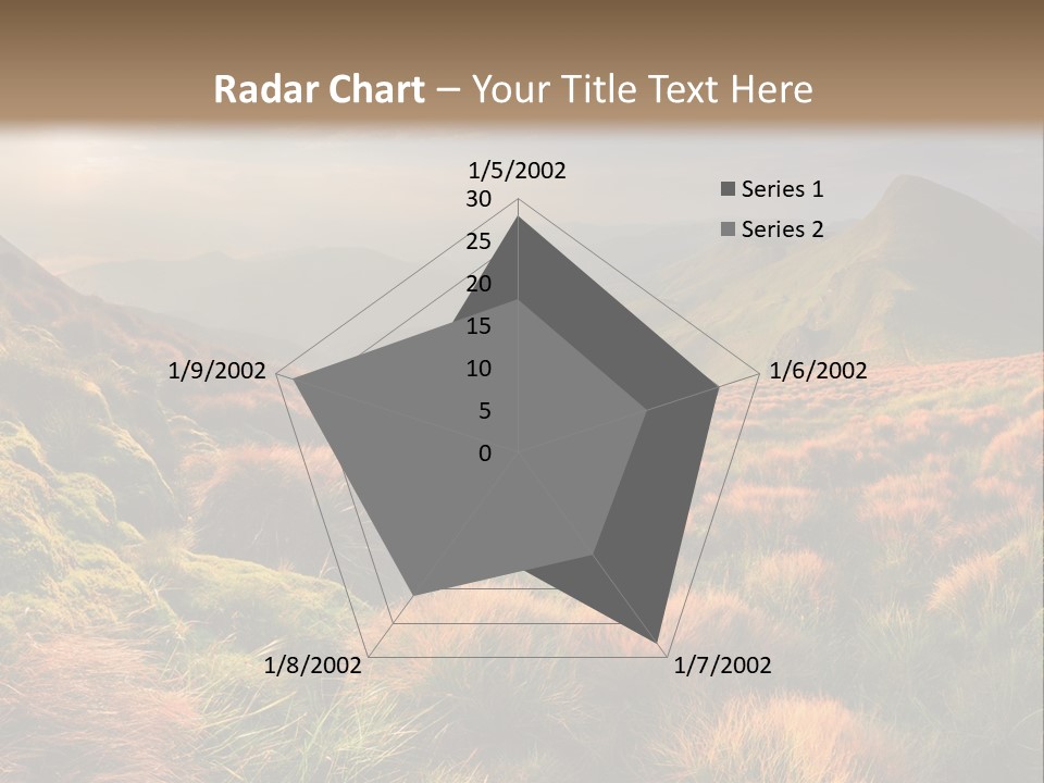Blyznytsya Mountains Ukraine PowerPoint Template