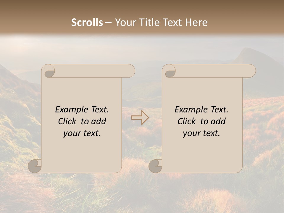 Blyznytsya Mountains Ukraine PowerPoint Template