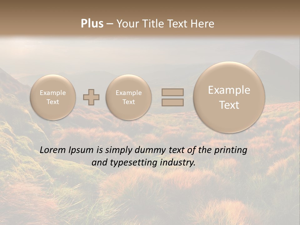 Blyznytsya Mountains Ukraine PowerPoint Template