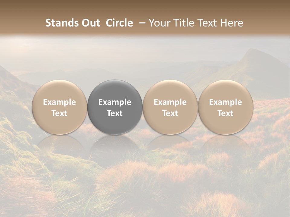 Blyznytsya Mountains Ukraine PowerPoint Template