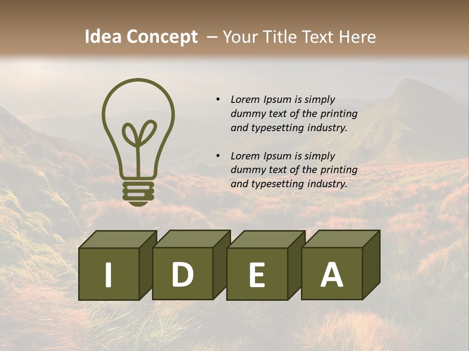 Blyznytsya Mountains Ukraine PowerPoint Template