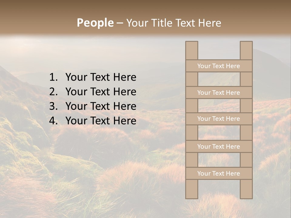 Blyznytsya Mountains Ukraine PowerPoint Template