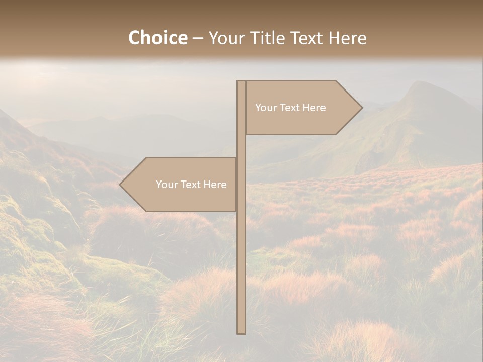 Blyznytsya Mountains Ukraine PowerPoint Template