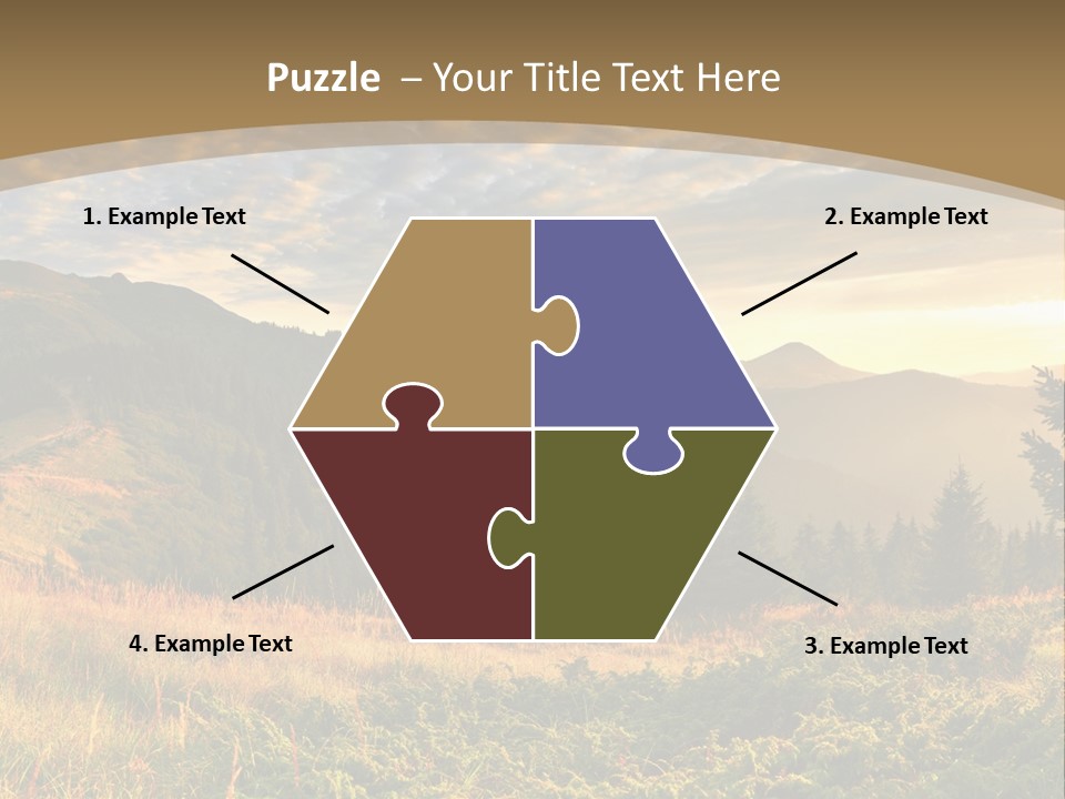 Beautiful Mountains PowerPoint Template