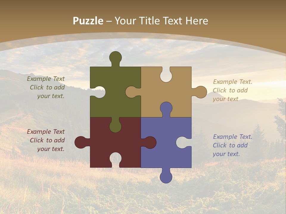 Beautiful Mountains PowerPoint Template