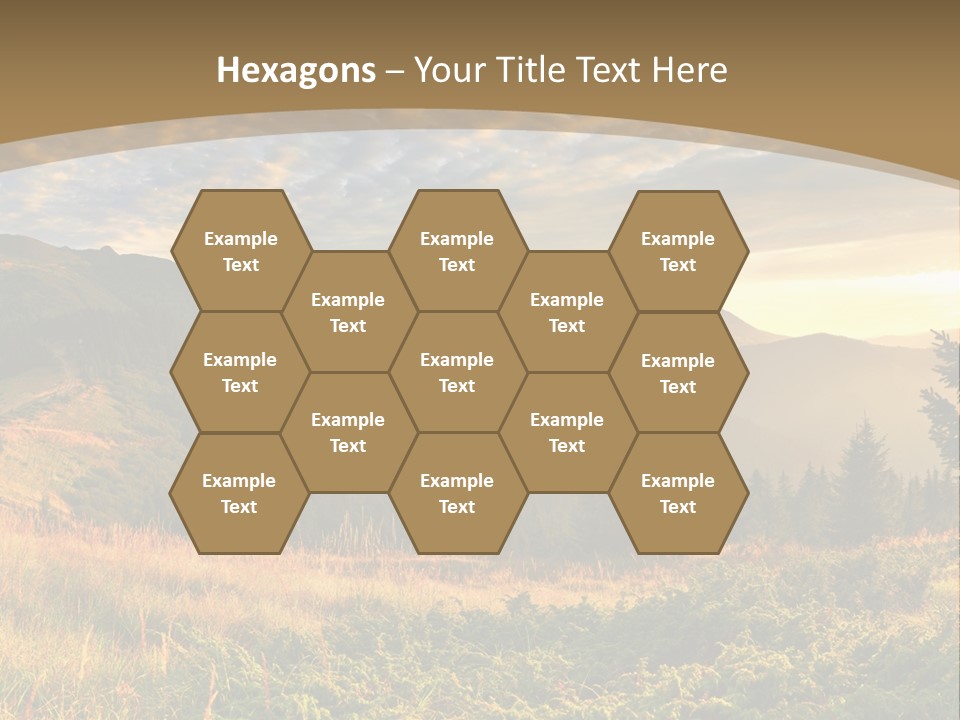 Beautiful Mountains PowerPoint Template