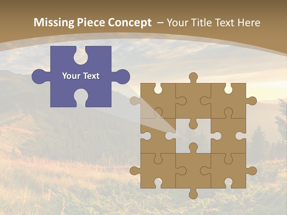 Beautiful Mountains PowerPoint Template