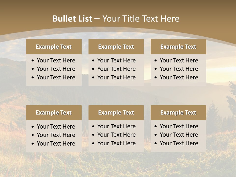 Beautiful Mountains PowerPoint Template