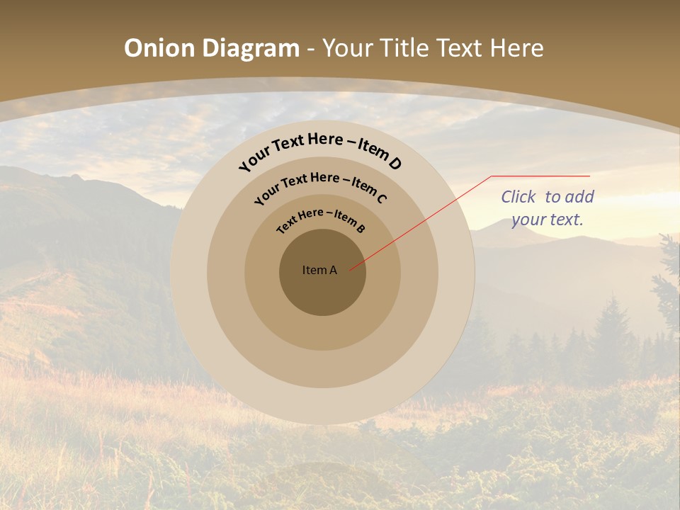 Beautiful Mountains PowerPoint Template