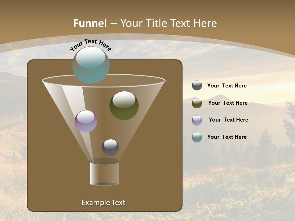 Beautiful Mountains PowerPoint Template