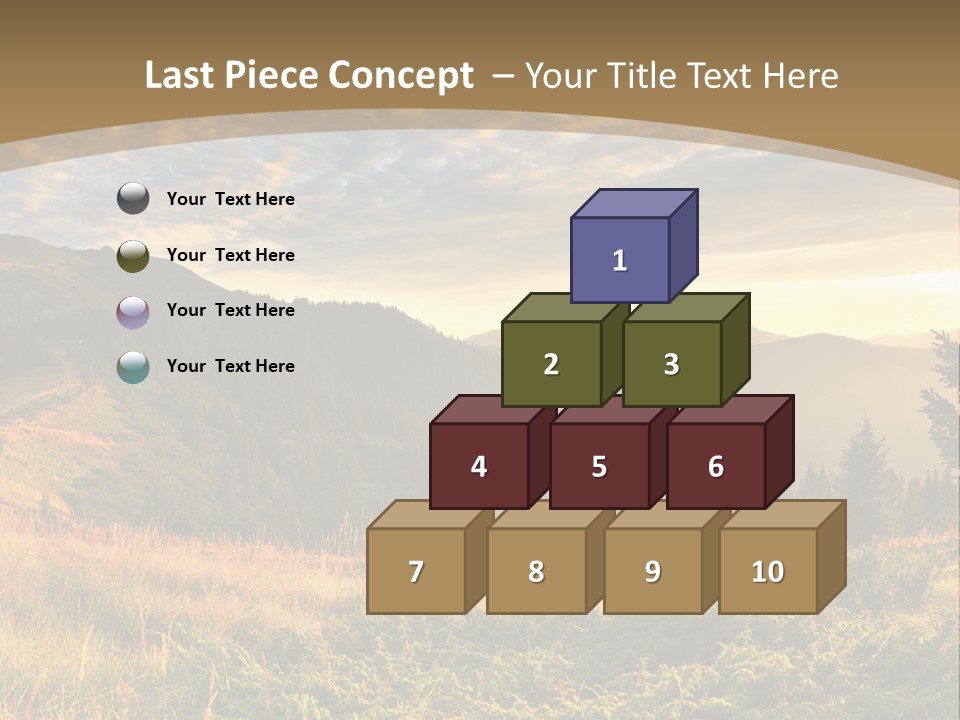 Beautiful Mountains PowerPoint Template