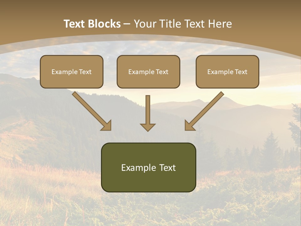 Beautiful Mountains PowerPoint Template