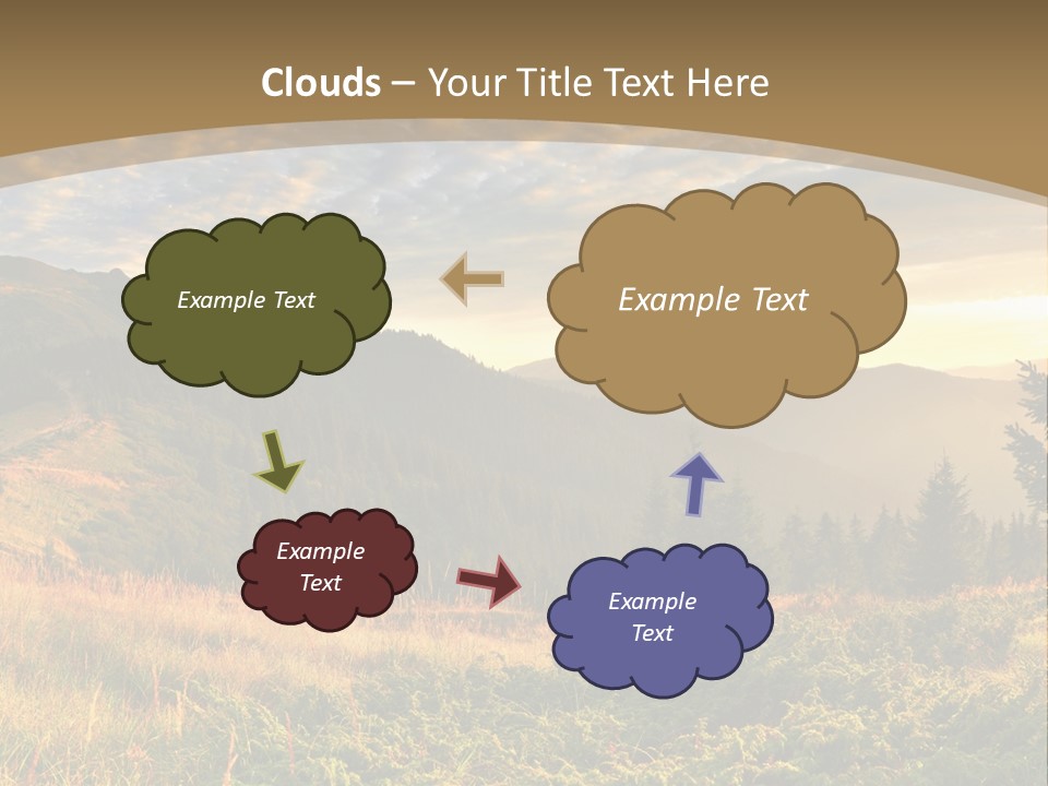 Beautiful Mountains PowerPoint Template