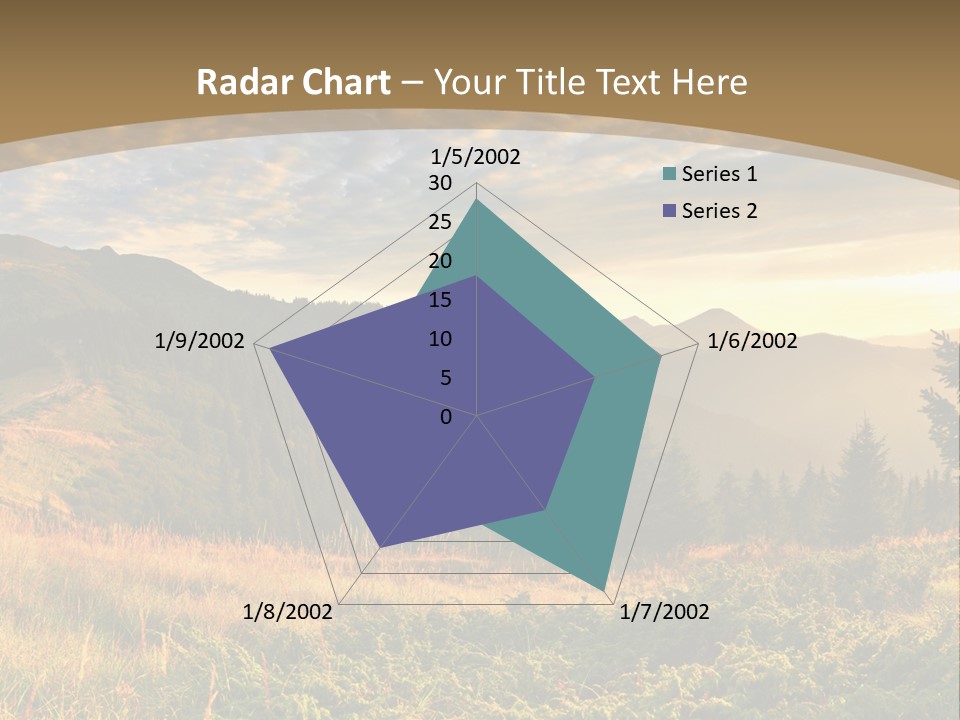 Beautiful Mountains PowerPoint Template