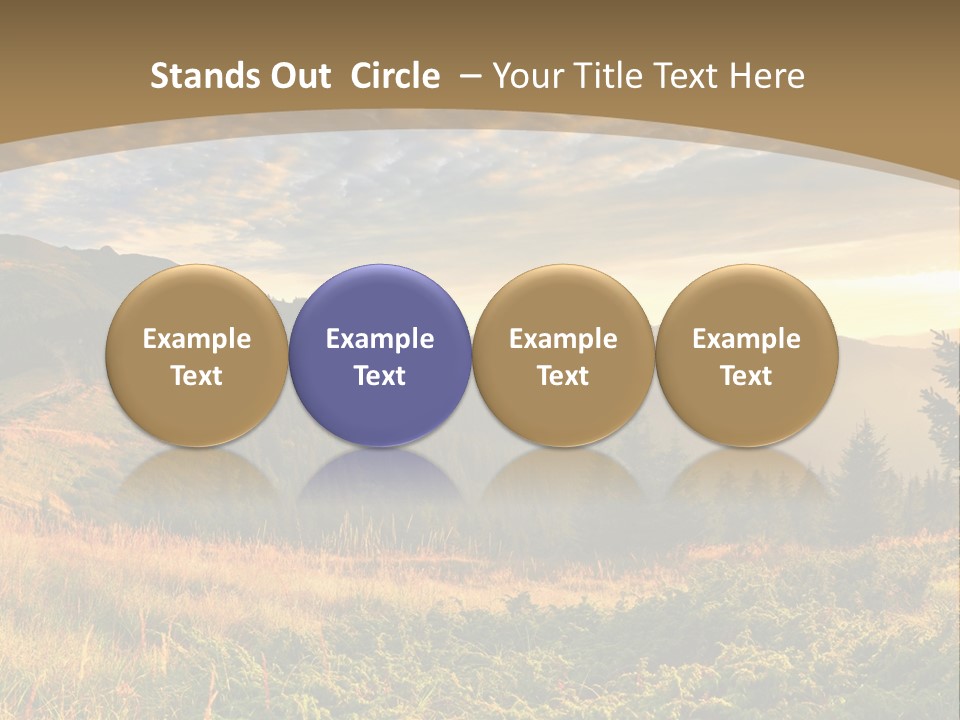 Beautiful Mountains PowerPoint Template