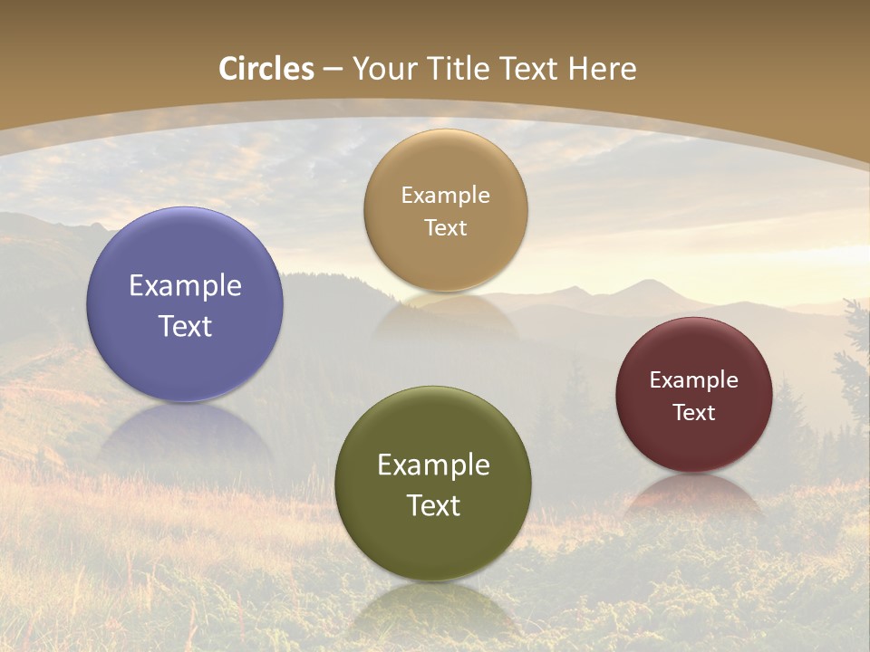 Beautiful Mountains PowerPoint Template