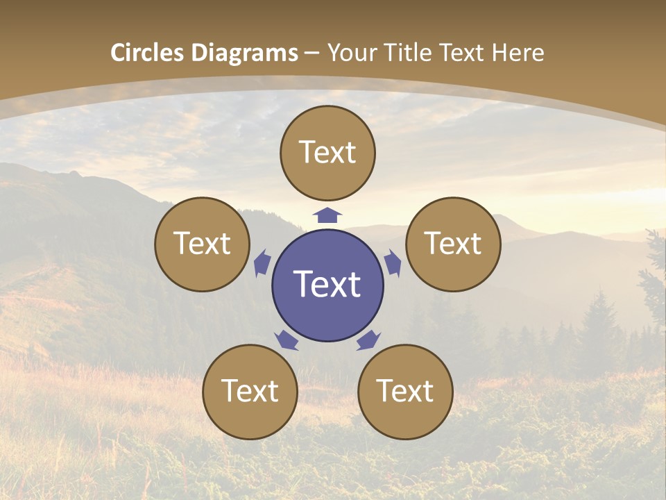 Beautiful Mountains PowerPoint Template