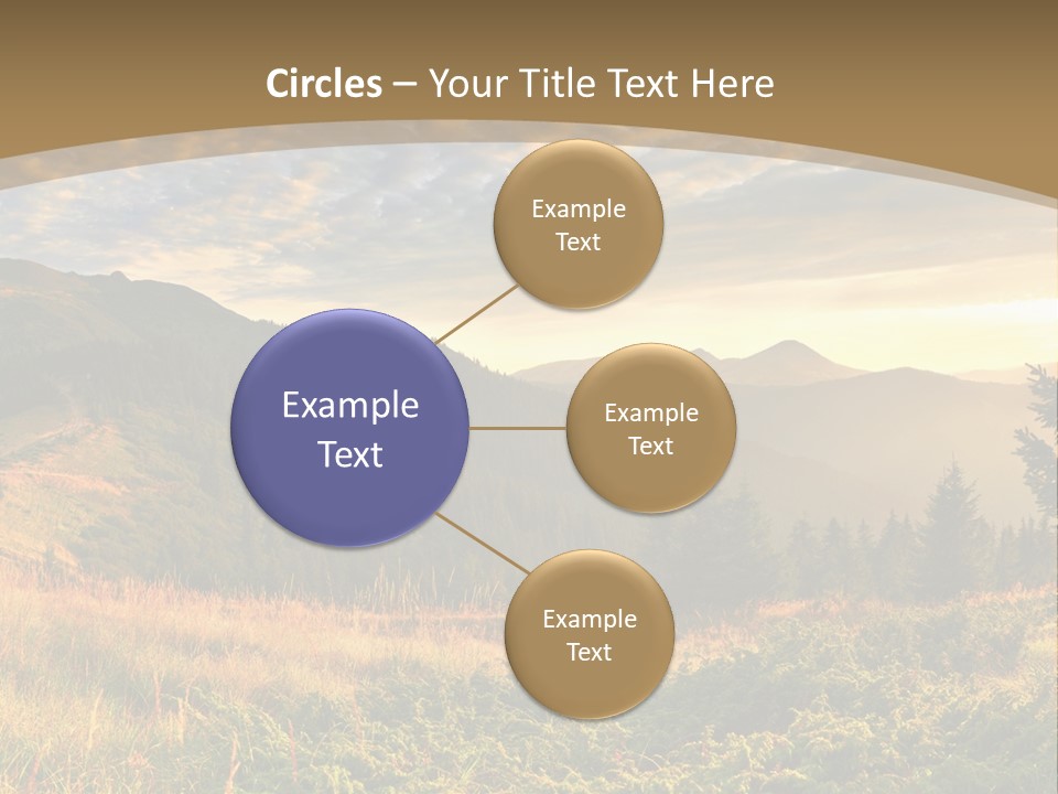 Beautiful Mountains PowerPoint Template