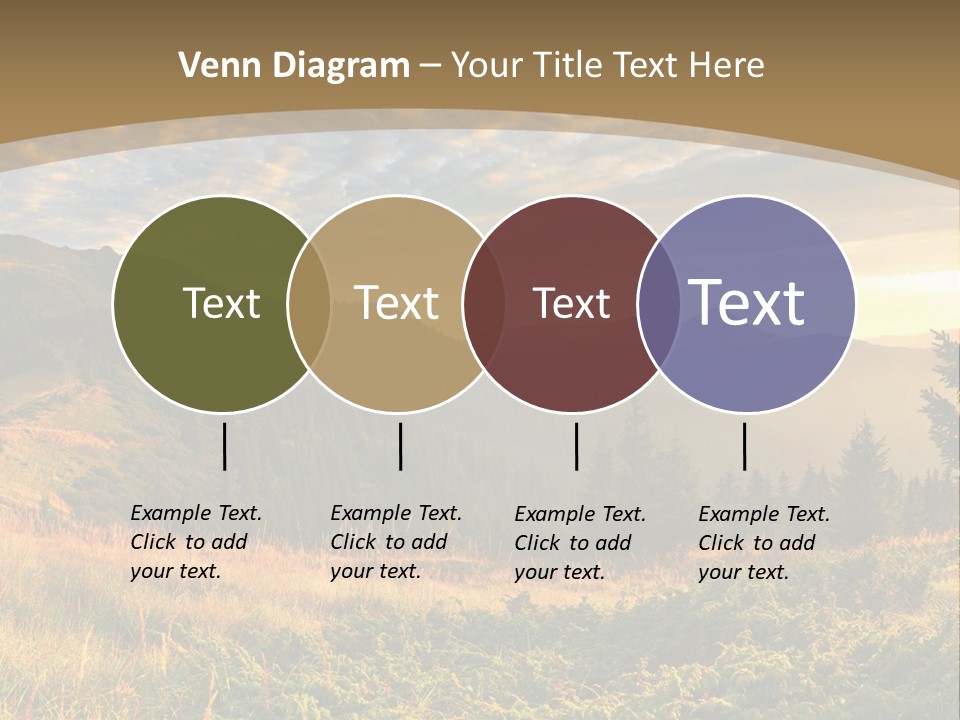 Beautiful Mountains PowerPoint Template