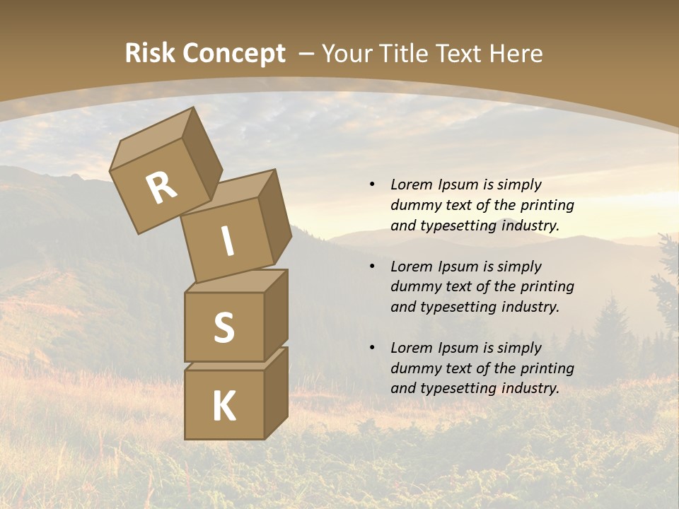 Beautiful Mountains PowerPoint Template