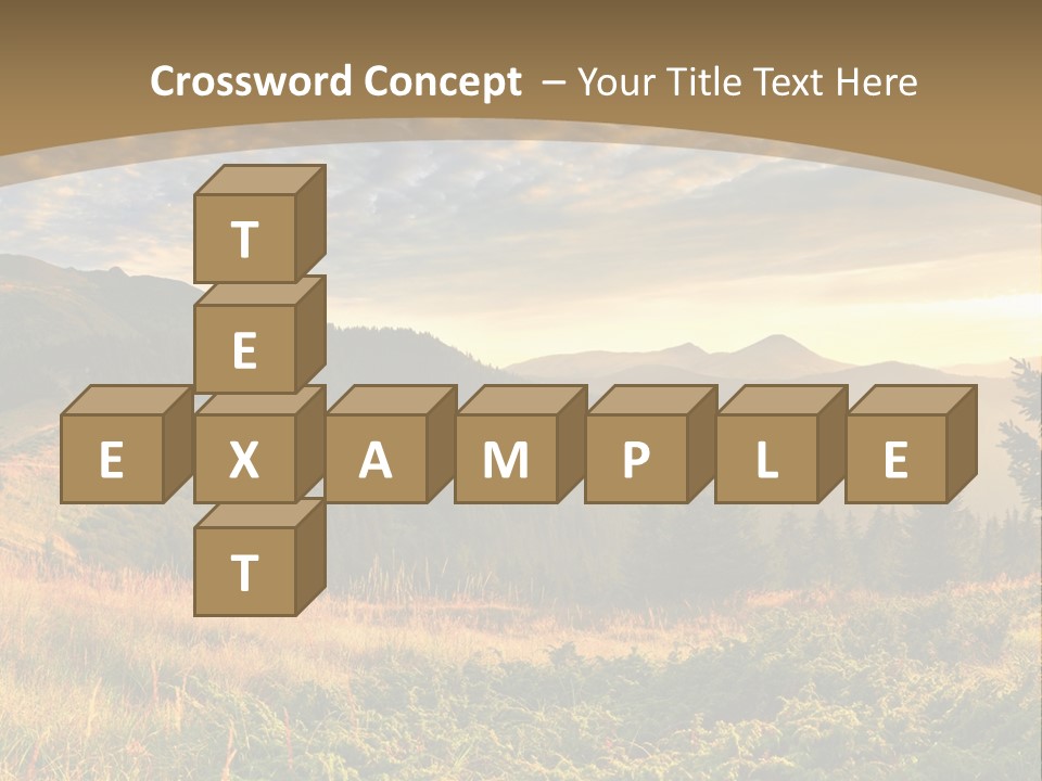 Beautiful Mountains PowerPoint Template