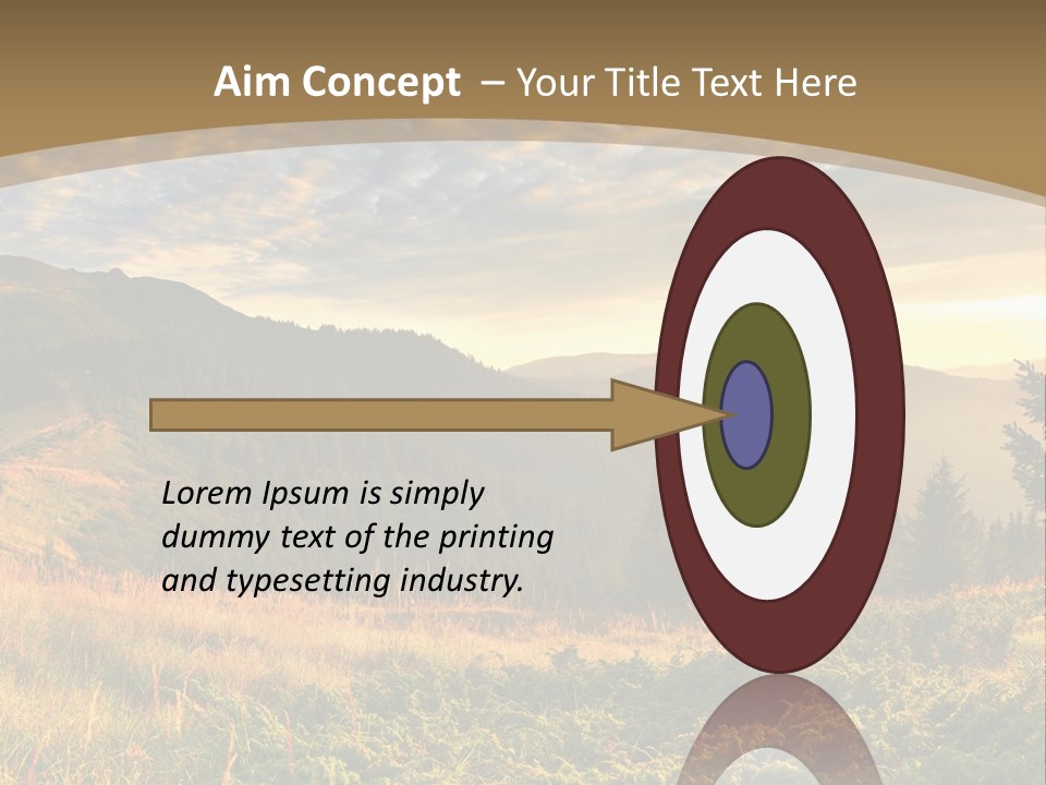 Beautiful Mountains PowerPoint Template