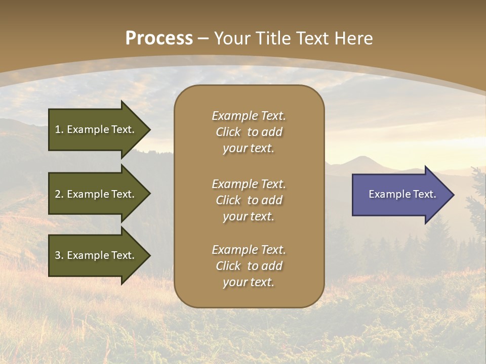 Beautiful Mountains PowerPoint Template