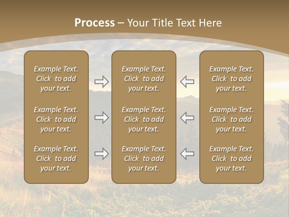 Beautiful Mountains PowerPoint Template