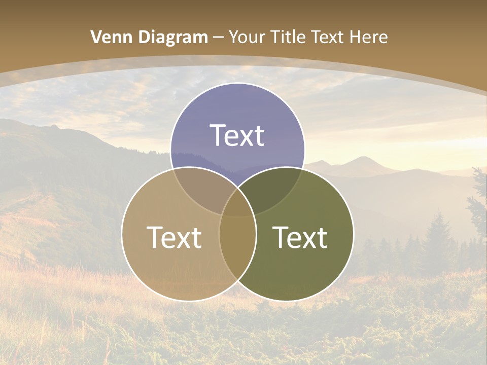 Beautiful Mountains PowerPoint Template