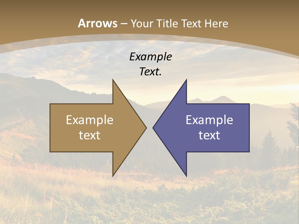 Beautiful Mountains PowerPoint Template