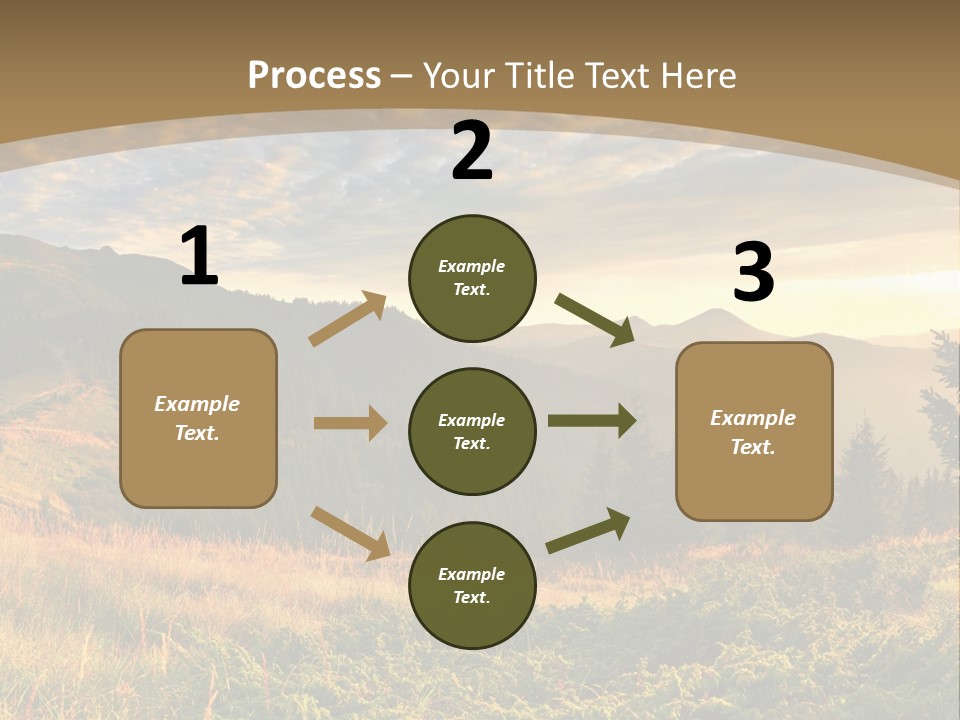 Beautiful Mountains PowerPoint Template