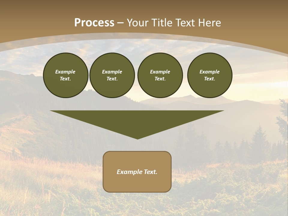 Beautiful Mountains PowerPoint Template