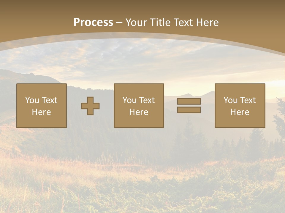 Beautiful Mountains PowerPoint Template