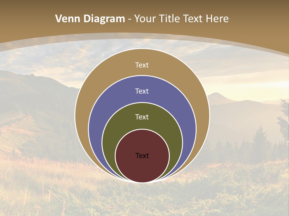 Beautiful Mountains PowerPoint Template