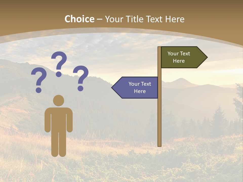 Beautiful Mountains PowerPoint Template