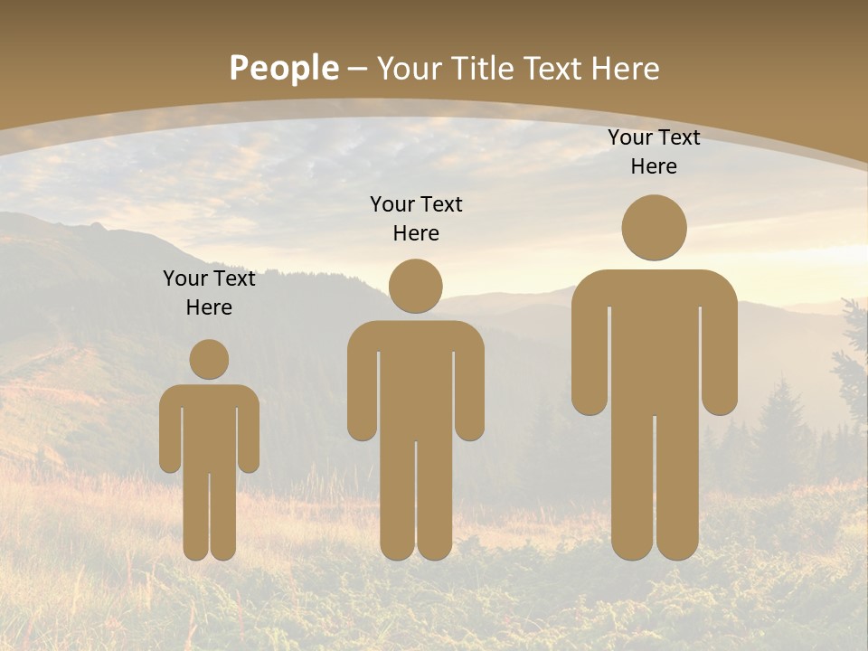 Beautiful Mountains PowerPoint Template