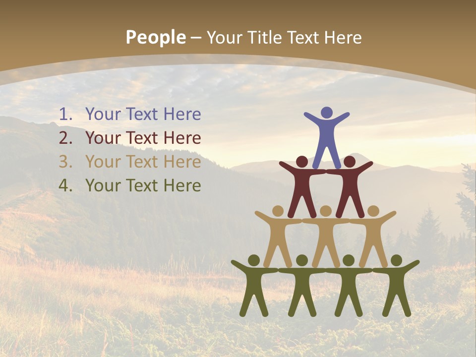 Beautiful Mountains PowerPoint Template