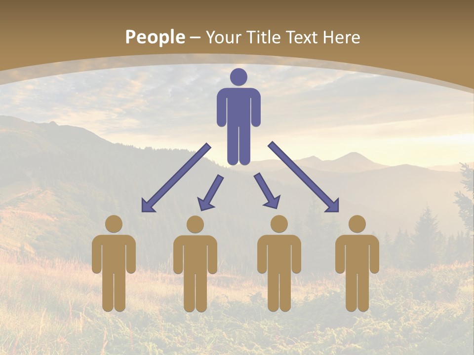 Beautiful Mountains PowerPoint Template