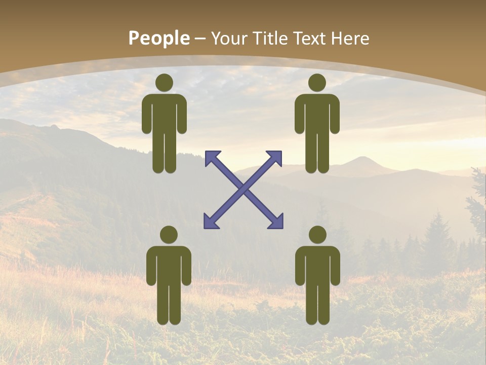 Beautiful Mountains PowerPoint Template