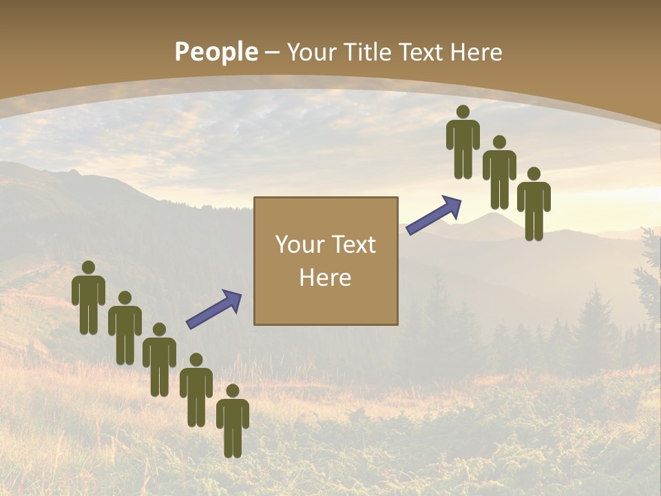 Beautiful Mountains PowerPoint Template