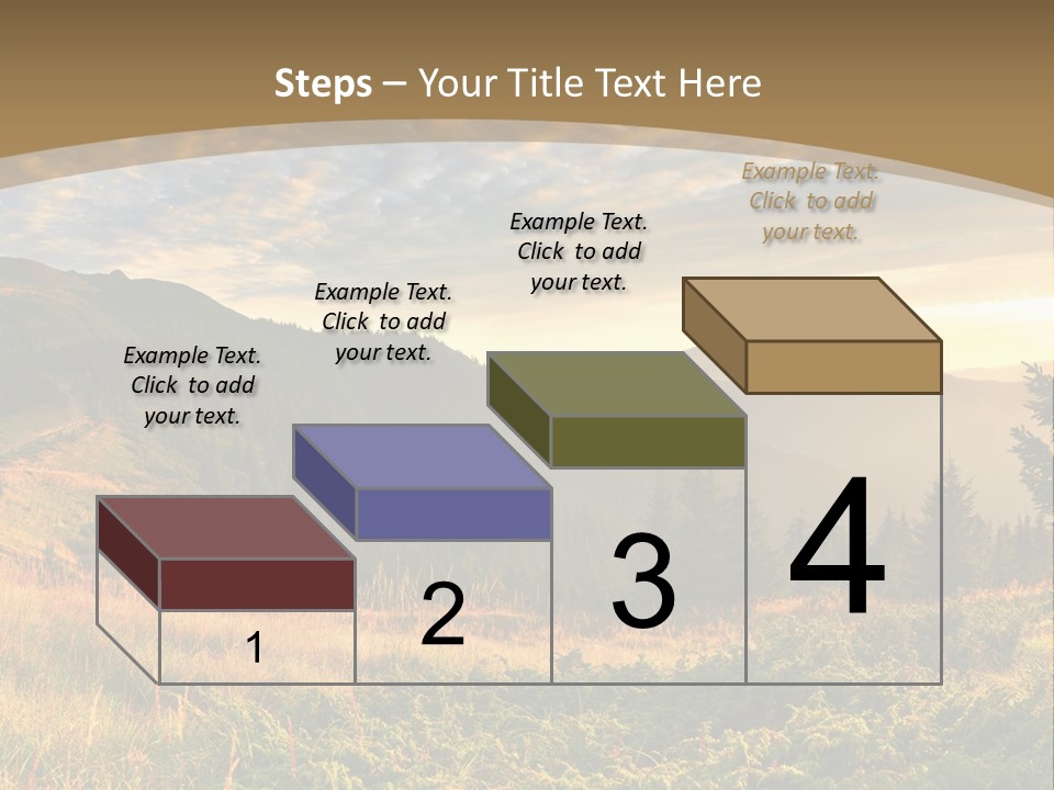 Beautiful Mountains PowerPoint Template