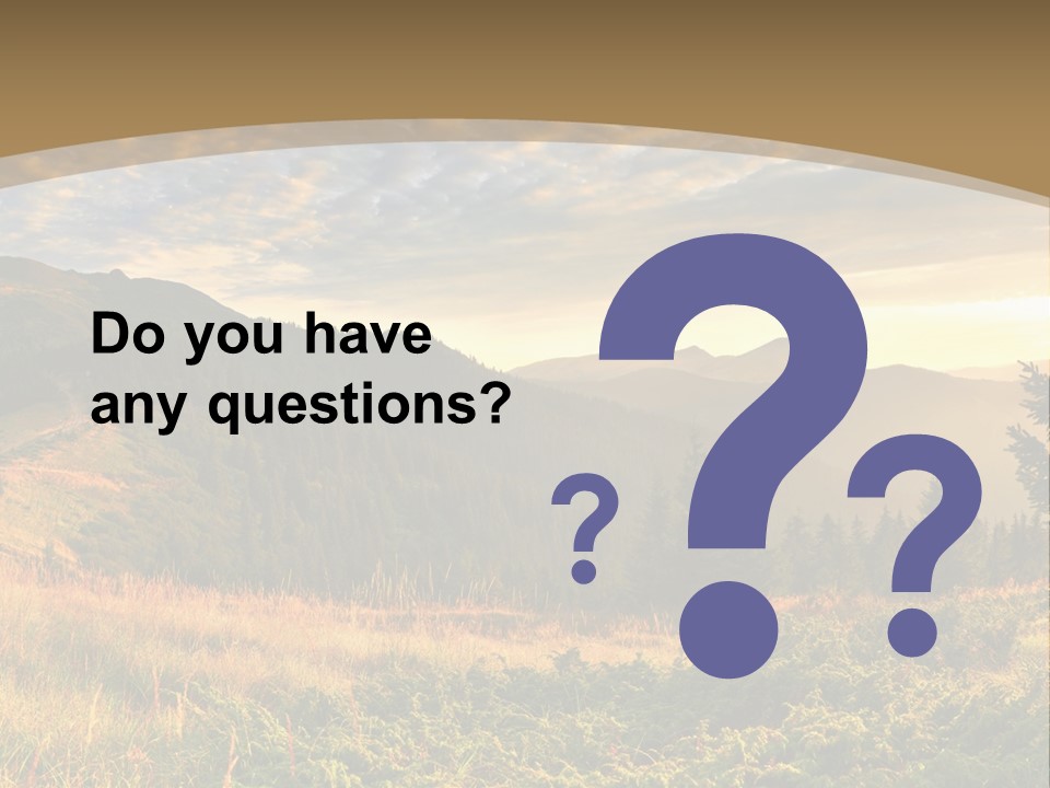 Beautiful Mountains PowerPoint Template