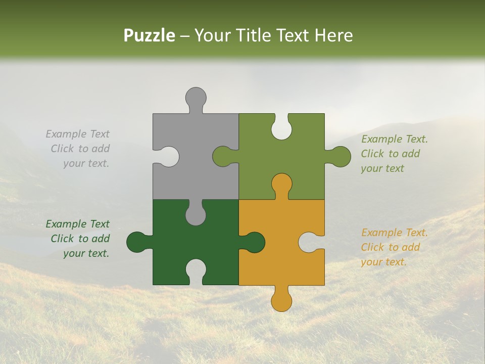 Day Flora Grass PowerPoint Template