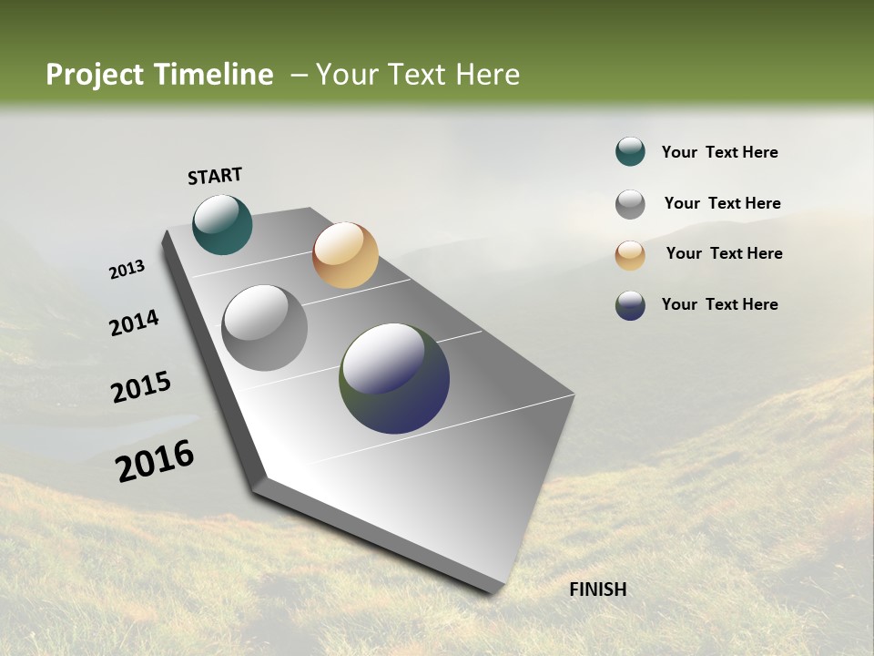 Day Flora Grass PowerPoint Template