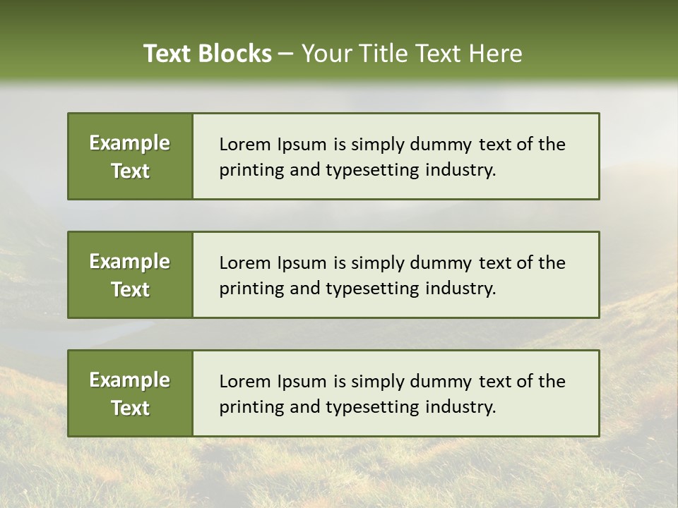 Day Flora Grass PowerPoint Template