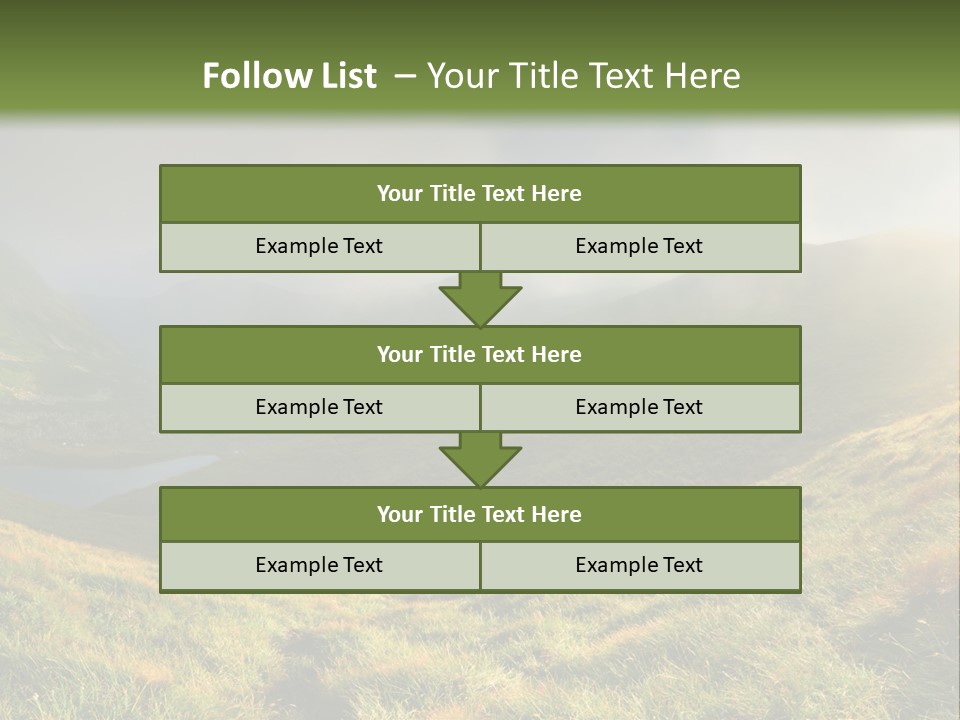 Day Flora Grass PowerPoint Template