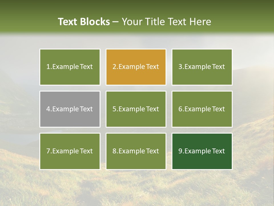 Day Flora Grass PowerPoint Template